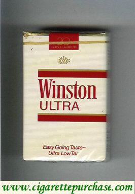 Winston Ultra cigarettes soft box